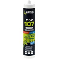 Bostik Findley. 30601782 Adhesivo SELLADOR Antibacteriano MSP 107 Cartucho 290 ml Marrón- Negro